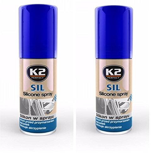 K2 Silicone en Spray, Silicon Spray, Huile de Soin – Lubrifiant, Spray 300 ML