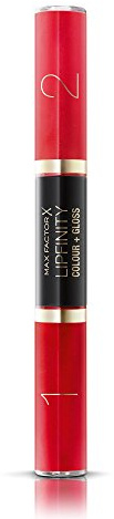Max Factor Lipfinity Color & Gloss, No. 640 Lasting Grenadine, 2 Count