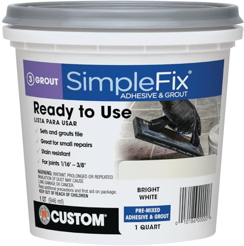 CUSTOM BLDG PRODUCTS TAGWQT Quart Premixed Bright white