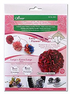 Clover Large and Extra Large Flower Frill Templates