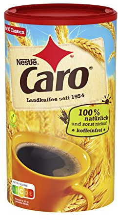 CARO Landkaffee Nestlé CARO Landkaffee, lösliches Pulver aus Gerste, Gerstenmalz, Zichorie und Roggen, koffeinfrei, 1er Pack (1x200g)