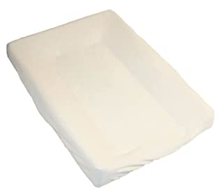 babyCalin - Housse de matelas à langer en éponge Écru 50 x 70 cm