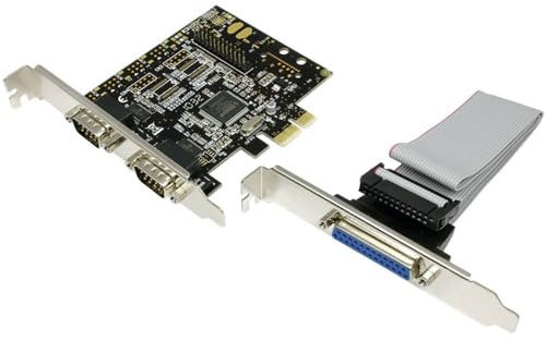 LogiLink PCI Express Schnittstellenkarte Parallel 1x + Seriell 2X