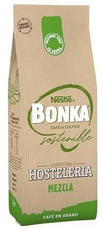 Bonka café tostado en grano para hostelería mezcla - 1 paquete x 1 kg