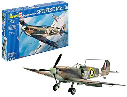 Revell 03986 Supermarine Spitfire Mk.IIa 1:32 Scale Unbuilt/Unpainted Plastic Model Kit