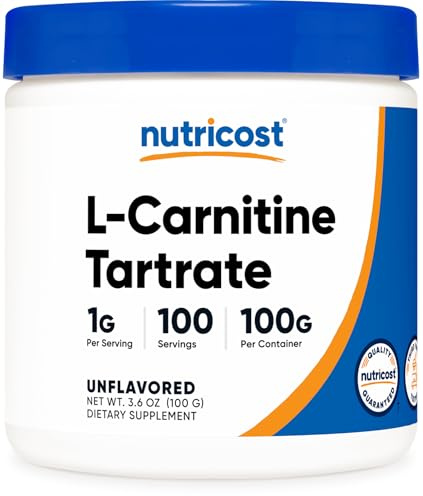 Cellusyn L-Carnitine Powder - 100 Grammes - 1 Gramme per Serving; 100 Servings - L-Carnitine Tartrate