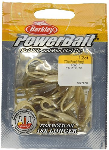 Berkley PowerBait Power Nymph , Toad, 1 (12 Count)