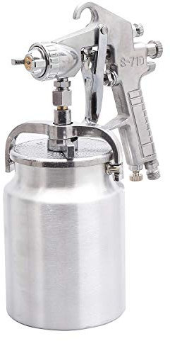 ORAZIO Air Paint Spray Gun, 1000ml Capacity 1.5mm Nozzle Professional Heavy Duty High Pressure Large Volume Suction Feed Cars Trucks Furniture Painting Gun 221274