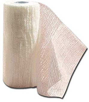 GIMA - Benda elastica coesiva per fissaggio e sostegno, 4m x 10m, confezione da 10, 34659