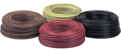 Lapp - Cable de cableado (100 m, H07V-K, 4520013-100, 1 x 4 mm²), color negro