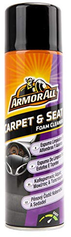ARMOR ALL Espuma Limpiadora para Alfombras y Asientos - Limpieza Eficaz sin Resequedad ni Decoloración, Seguro para Vinilo, Goma, Plástico y Tela, Óptimo para Todas las Superficies del Automóvil