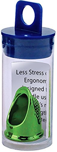 Colonial Needle Roxette Thimble Large Green