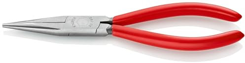Knipex Pinza per Meccanica - a Becchi Lunghi Bonderizzata Nera, Rivestiti in Resina Sintetica 190 Mm 30 21 190