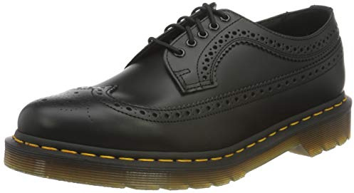 Dr. Martens® 3989 YS Unisex Shoes for Work and Leisure – Smooth Leather Upper – Side Groove – Classic Stitch Black Smooth UK 8 (US Men's 9, US Women's 10) Medium