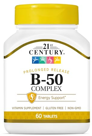 21st Century B 50 Complex Prolonged Release Tablets, 60 Count (Pack of 1)