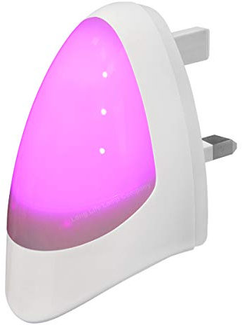 Pink Automatic LED Night Light Plug in & Energy Saving Dusk 2 Dawn LED Night Light Sensor
