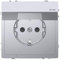 Merten SCHUKO-Steckdose EDS MEG2314-6036 mit Klappdeckel System Design Steckdose 4042811196639