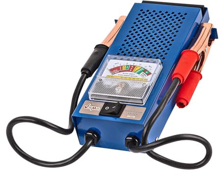 DEMA Batterietester 6V / 12V – Batterieprüfer für KFZ, PKW & Motorrad, Digitaler Batterietestgerät für Schnellprüfung von Auto- und Motorradbatterien