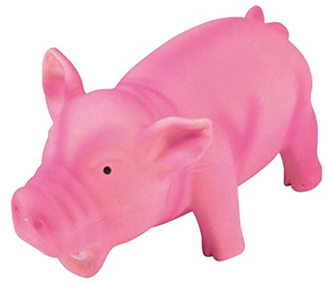 AMI CONFORT Freund Komfort grogne Pig Hundespielzeug aus Latex 15 cm