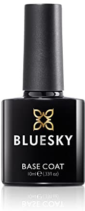 Bluesky Smalto base coat UV semipermanente soak-off, effetto gel, 10 ml