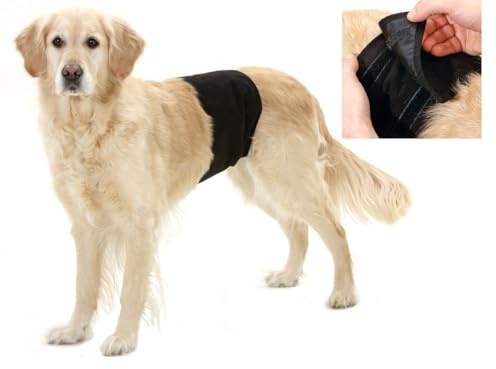 Karlie 1031706 Pañales para Perro Macho, Negro, 90 x 30 cm, XL