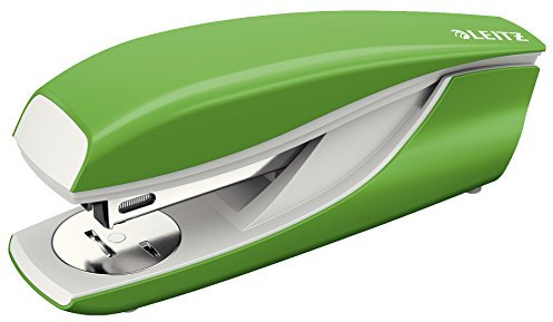 Leitz Büroheftgerät für 30 Blatt, Tacker aus Metall mit Kunststoffelementen, Inkl. 200 Heftklammern, NeXXt Serie, Grün, 55020050