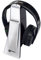 Geemarc CL7400 - Cuffie digitali e ascoltatore TV wireless per TV, PC, audio/Hi-Fi, colore argento, versione Regno Unito, nero e argento
