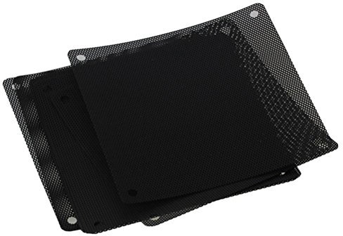 Staubfilter für PC-Lüfter aus PVC-Kunststoff, 120 mm, Schwarz, 10 Stü