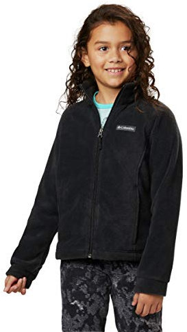 Columbia Baby Girls Benton Springs Fleece Jacket, Black, L
