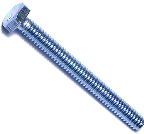 Hard to Find Fastener Tap Hex Bolts, Durable Corrosion-Resistant Steel Hex Head Bolt for Home Improvement, DIY, Construction, 1/4-20 x 2-1/2, Pack of 100