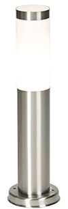 QAZQA rox - Palo da terrazza Moderno - 1 luce - Ø 120 mm - Acciaio - Moderno - Illuminazione esterna