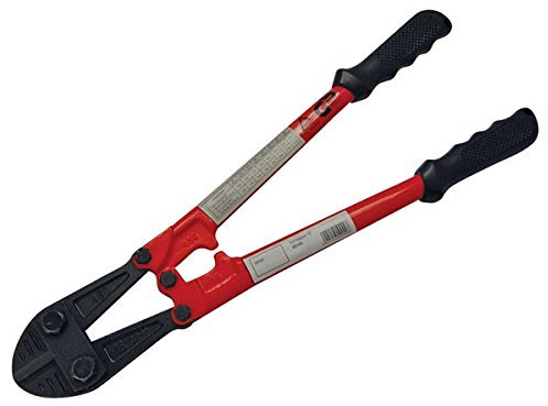 Bolzenschneider 'Extra' verstellbare Klingen mit zentralem Schnitt aus verchromtem Stahl, Silizium-Vanadium, Klingenhalter und Schrauben aus Stahl, Griff aus Stahlrohr, mit Griff aus Platik.