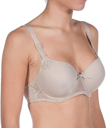 Selene - Sujetador Alicia De Releno Con Aros, color tierra, talla 95C