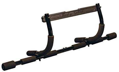 Body-Solid Mountless Pull-Up/Push-Up/Sit-Up Bar - Door Mounted Chin-Up Bar for Home Gym, Fitness & Strength Training, Portable Exercise Equipment for Calisthenics, Doorway & Wall Mounted Options