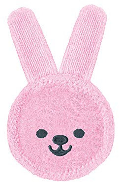 MAM Oral Care Rabbit für Baby’s erste Mundhygiene, sanfte Zahnpflege mit weichem Mikrofaser-Material, Babys an die tägliche Mundreinigung gewöhnen, ab 0+ Monate, rosa