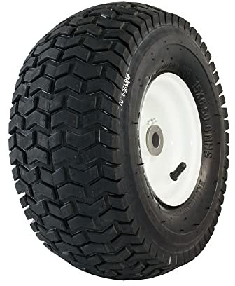Marathon 20346 - Pneumatico per Tosaerba su Ruota, 15 x 6,5-15,2 cm, Colore: Bianco e Nero