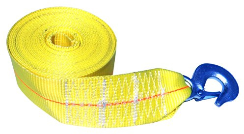 Rod Saver Heavy-Duty Winch Strap Replacement - Yellow - 3 x 20'