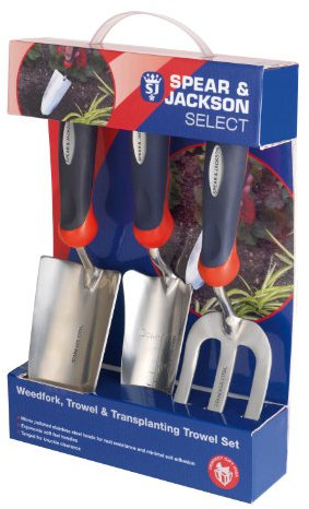 Spear & Jackson SELECT3PS Select 3-teiliges Edelstahl-Set