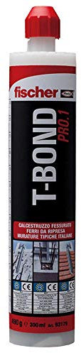 Fischer T-BOND Resina poliestere no-stirene per fissaggi, 300 ml