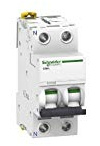 disjoncteur - schneider acti9 ic60n - 2 pôles - 63 ampères - courbe c - a9f77663