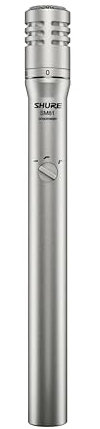 Shure SM81-LC Cardioid Condenser Instrument Microphone for Guitar, Piano, and Cymbals, includes Swivel Adapter, Attenuator-Switch Lock, Windscreen, Carrying Case, No Cable Included (SM81-LC)