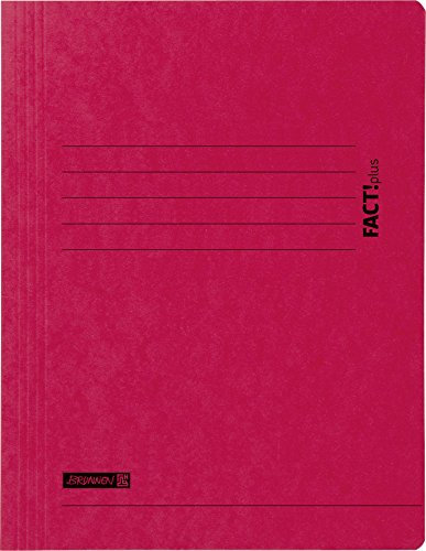 Brunnen 102015320 Jurismappe A4 Fact!plus (Karton, 320 g/m²) rot