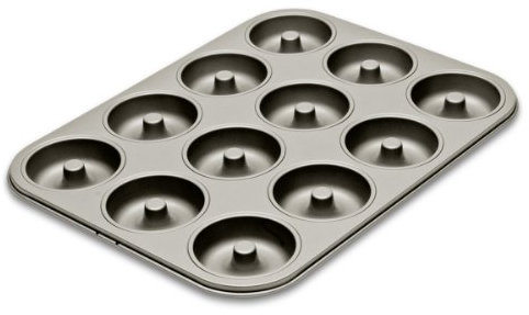 Städter - Backblech Donutform - 35 x 27 cm - für 12 Donuts ø 7 cm/H 2 cm - hochwertige Antihaftbeschichtung