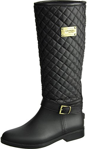 GIESSWEIN Zirndorf, Gummistiefel Damen, Schwarz 022, 39 EU
