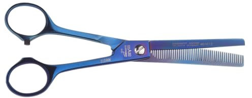 EHASO einseitige Titan Modellierschere, 16,5cm, 46er Zahnung