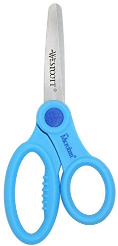 Westcott E-26007 00 Microban Children's Scissors 5 Assorted Colours