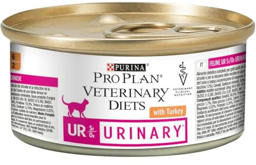 Purina Veterinary Diet Chat UR (Urinary) st/ox Struvite Oxalate Dinde Aliment Humide 195g