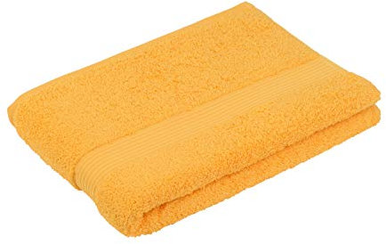 Gözze - New York Duschtuch, 1er Set, Weiches und saugfähiges Handtuch, 100% Baumwolle, 70 x 140 cm, Gelb, 550-1034-5
