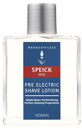 Speick Men Pre Electric Shave Lotion – Hautschonende Vorbereitung für Elektrorasur, 2x100 ml