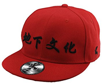 Underground Kulture China Red Fitted Baseball Cap